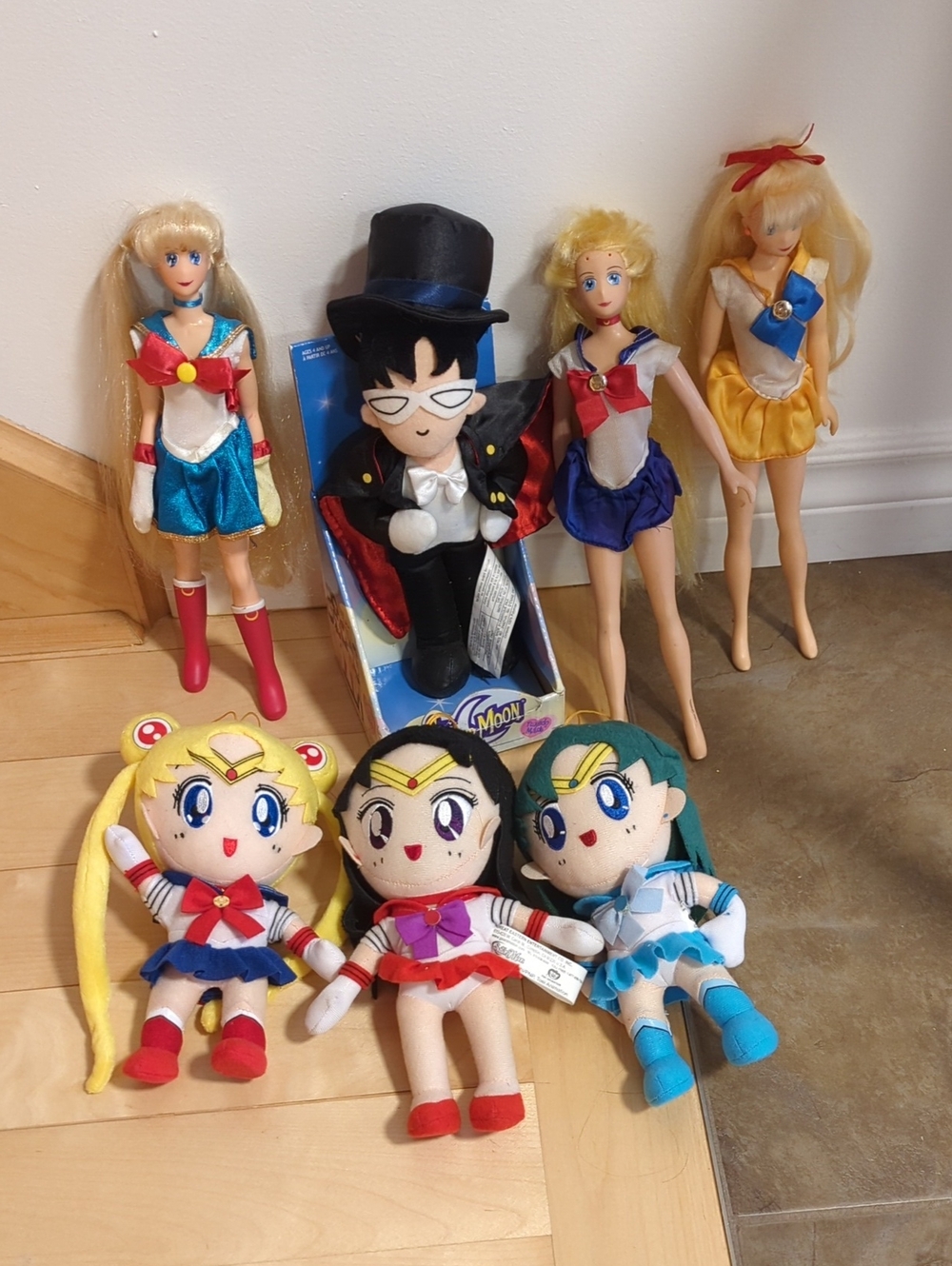 Sailor Moon Plushies And Dolls Lot